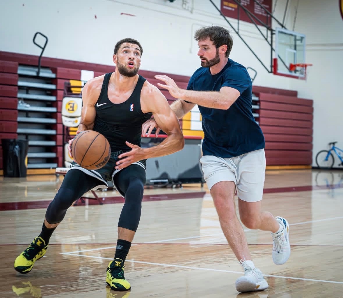 Drew Hanlen training Zach LaVine