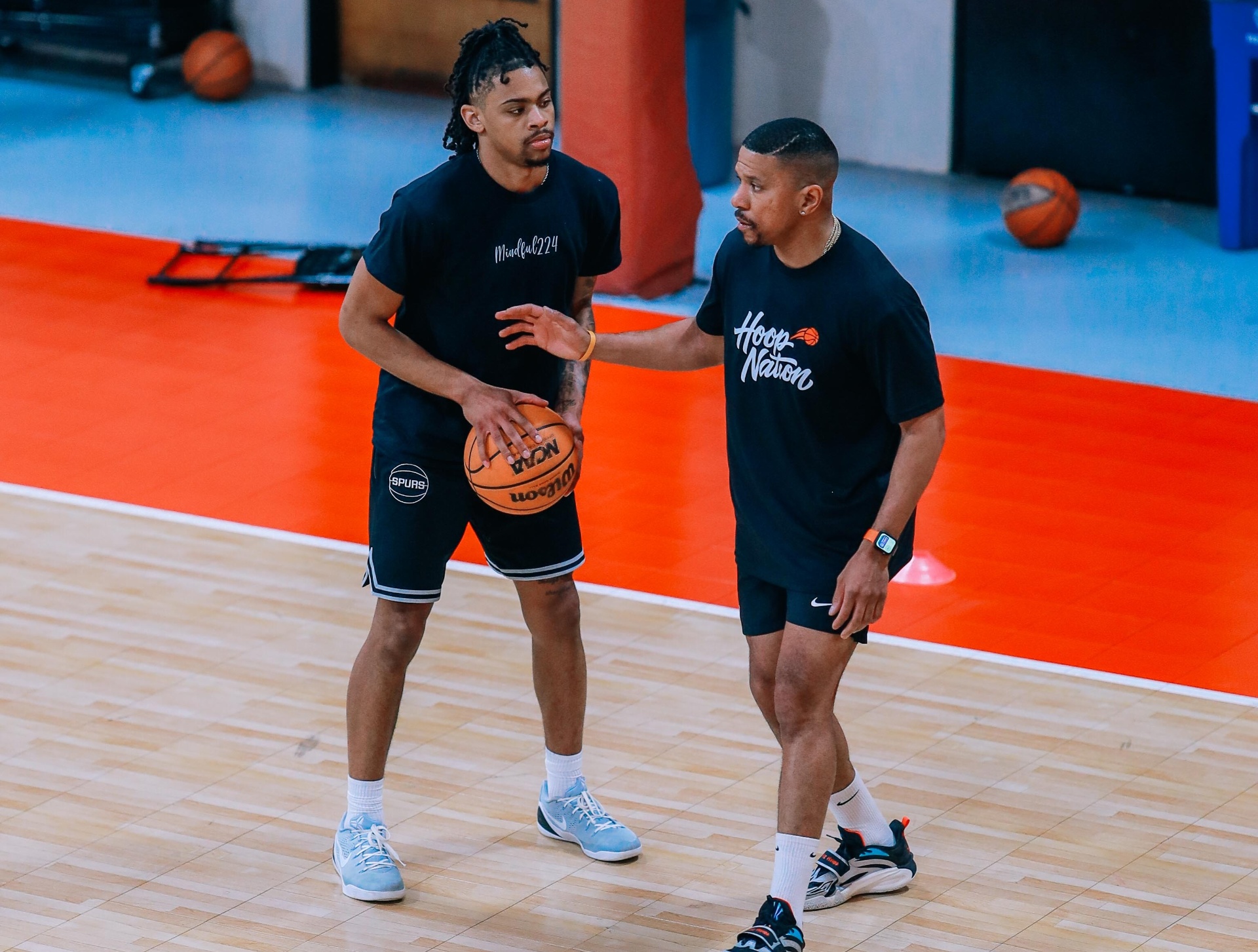 Hoop Nation elite workout training on court